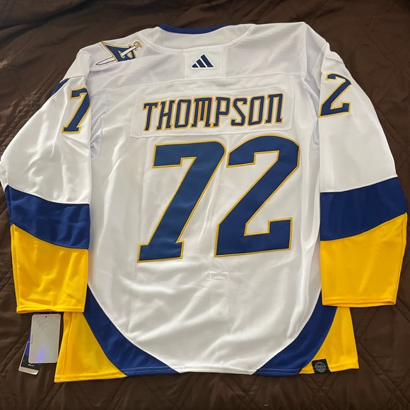 Tage Thompson Buffalo Sabres Reverse Retro Mens 52 & 50 Jersey New W Tags RARE - Picture 2 of 8